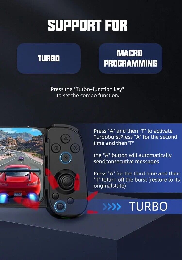 Android Support Controller Android / IOS mobile Gamepad Gaming Streaming controller support.