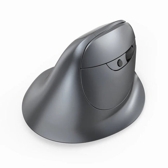 3200DPI 2.4G Wireless Bluetooth two device connectivity Vertical Mouse with LCD - Chys Thijarah