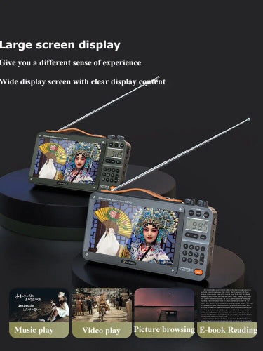 radio retro bluetooth wireless MP3 player with classic analogue look