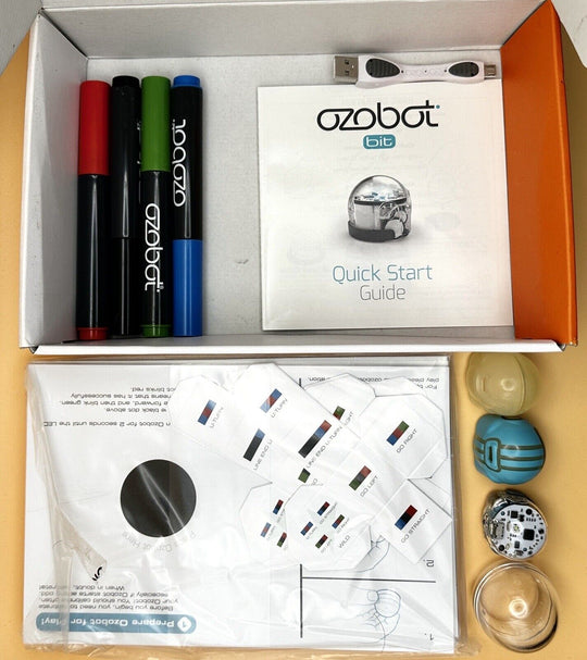 Ozobot Bit Educational Learning Coding Robot In Box And Accessories - Chys Thijarah