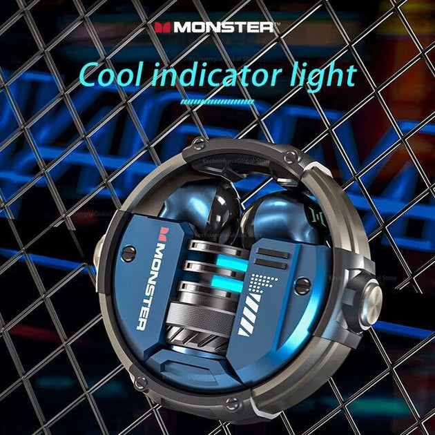 Monster XKT10 Bluetooth Wireless Earphones TWS Noise Reduction With Microphone - Chys Thijarah