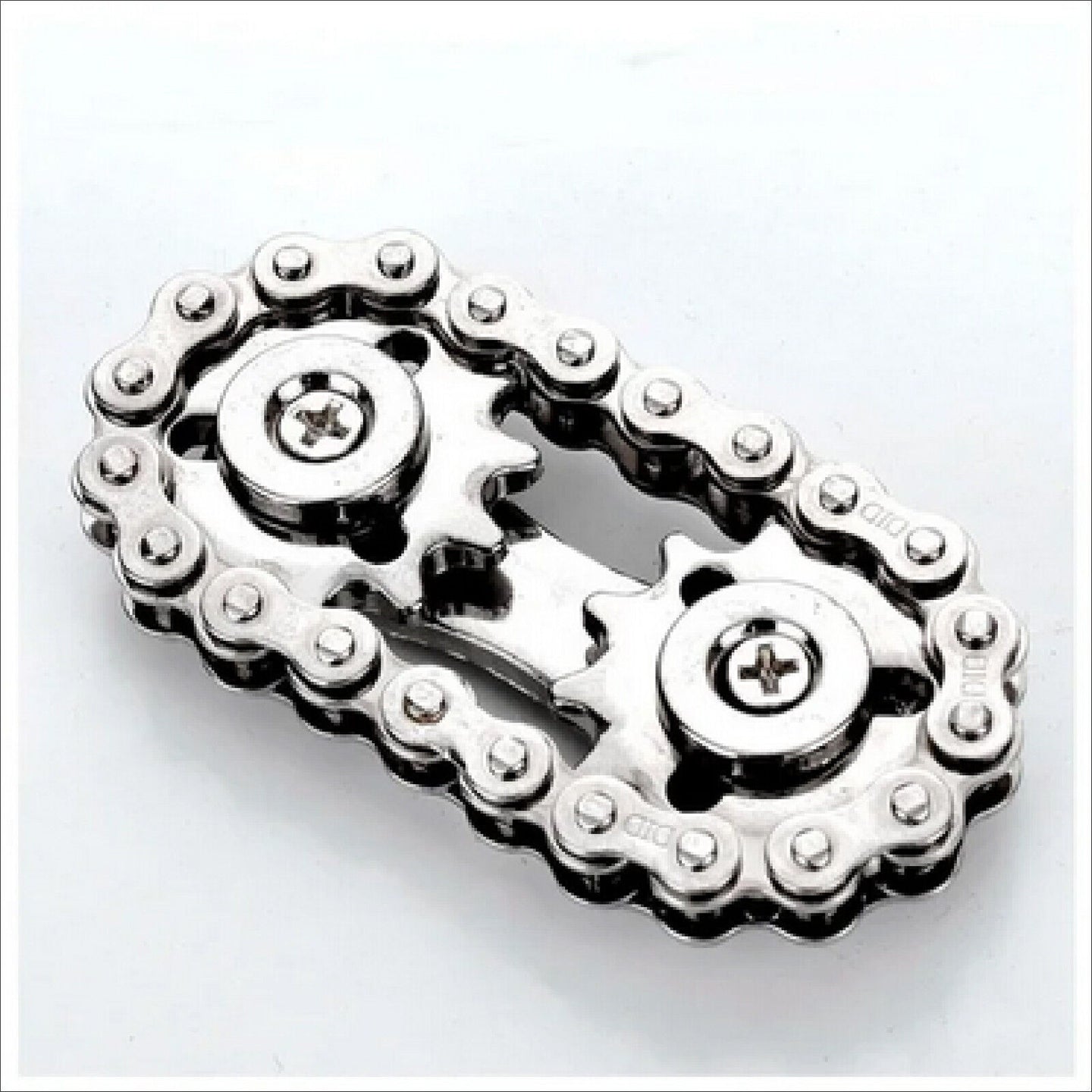 Flywheel Fingertip Toy Stainless Steel Sprockets Fingertip Gyro Fidget Chain - Chys Thijarah