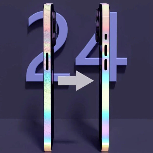 Luminous Edge Film Side Frame For iPhone Dazzle Colour Skin Anti-Scratch - Chys Thijarah
