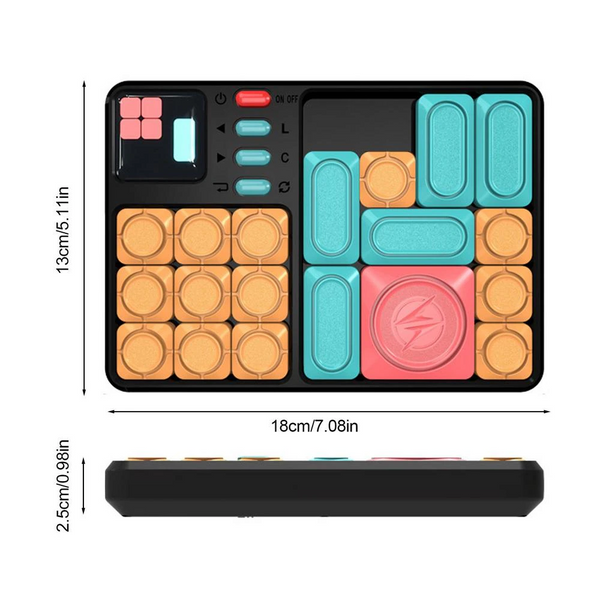 Brain Teaser Puzzles Interactive Super Huarong Road Sliding Puzzle Toy Game - Chys Thijarah