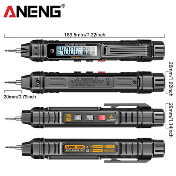 Digital Multimeter Pen Type Non Contact Auto AC/DC Voltage Ohm Diode Tester Tool - Chys Thijarah