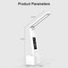 USB Foldable Dimmable LED Desk Lamp with Calendar, Temperature Clock, and Night - Chys Thijarah