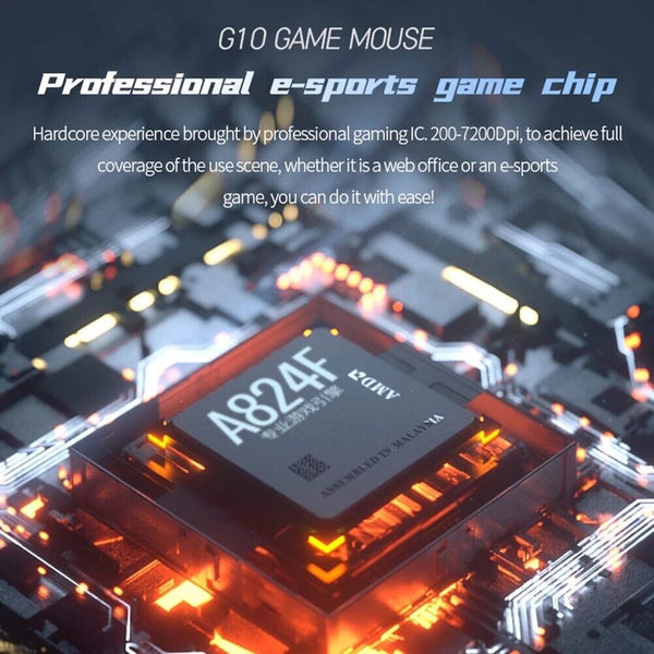 Macro Programming Intelligent Gun Pressure RGB Light Gaming Mechanical Mouse - Chys Thijarah