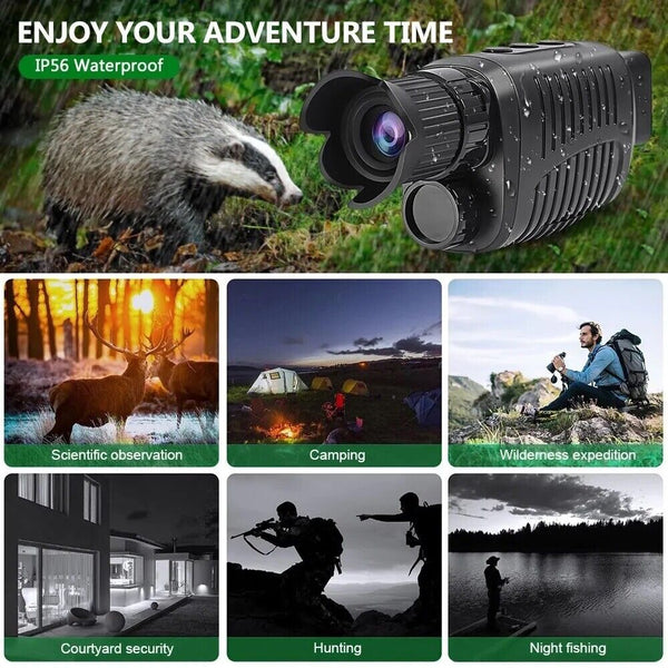 Monocular Night Vision Device 1080P HD Infrared outdoor Camera with 5X Digital - Chys Thijarah