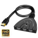 HDMI-compatible KVM Splitter  3 input 1 Output Mini 3 Port VIdeo Switcher Hub - Chys Thijarah