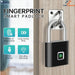 Fingerprint Smart Padlock KERUI Keyless USB Charging Waterproof Door Lock - Chys Thijarah