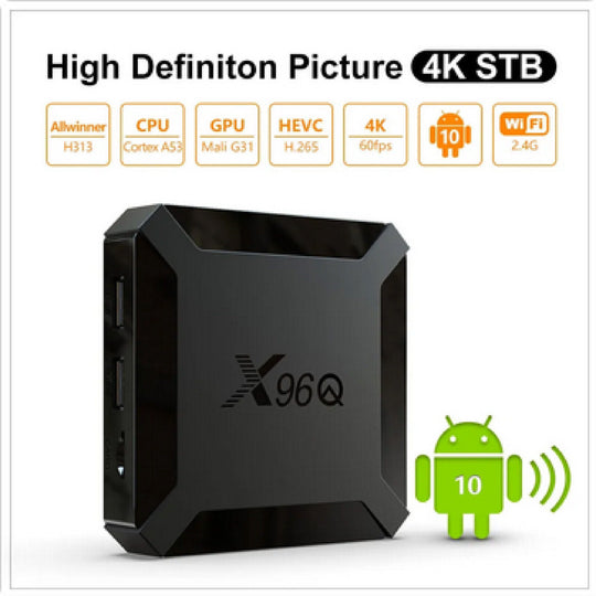 Allwinner H313 Quad Core 4K 2.4G Wifi Google Player Youtube X96 1GB 8GB Set - Chys Thijarah