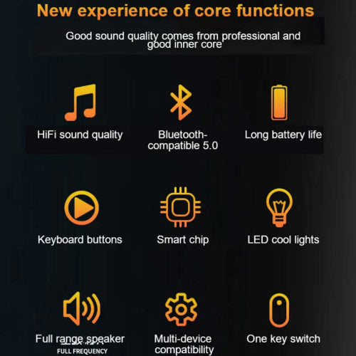 Bluetooth soundbar with clock display portable LED soundbar for parties