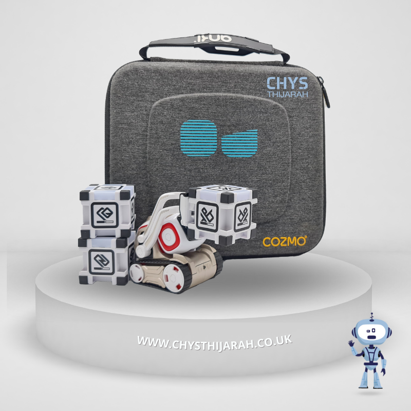 Anki Cozmo  Ai Educational Robot + Cubes + Charger + Case VERY GOOD - Chys Thijarah