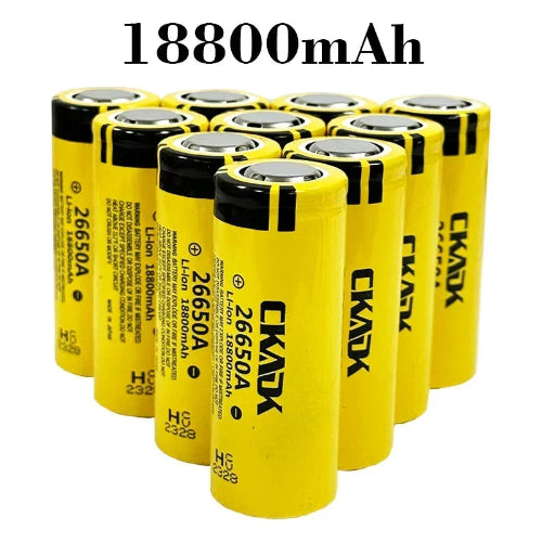 26650 lithium battery long life power cell for robotics and cameras