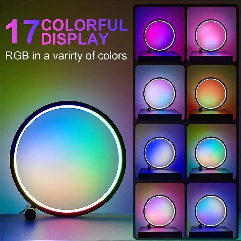 Remote/App Controlled RGB Smart LED Music Sync Night Light Gaming Desk decor - Chys Thijarah