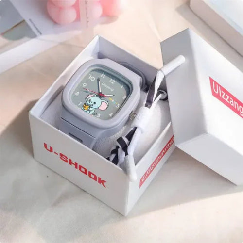 luminous kids watch lightweight silicone strap for children
