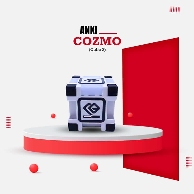 Anki Cozmo replacement cubes 2 on display