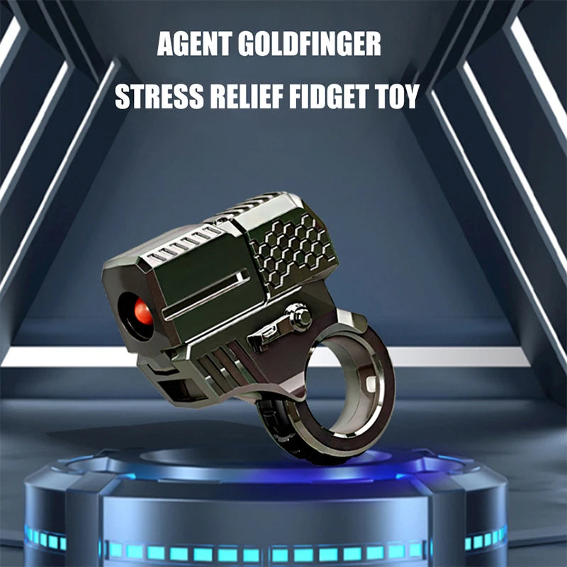 Goldfinger Anti Stress Fidget Ring - Sensory Toy for Autism & ADHD Relief - Chys Thijarah