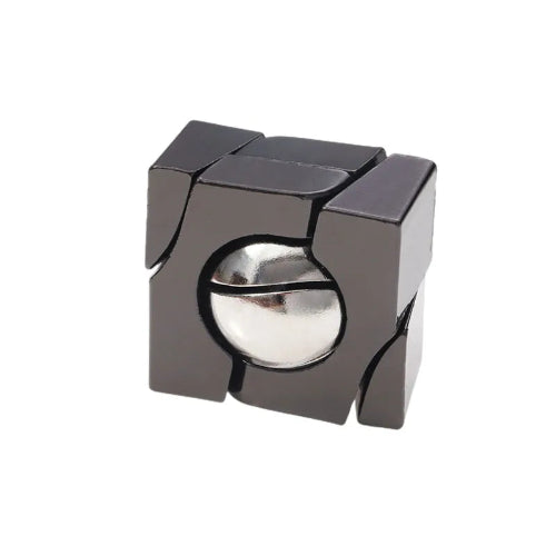 3D metal brain teaser puzzle durable metal IQ puzzle for adults