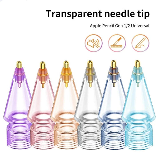 clear apple pencil replacement tips for 1st and 2nd generation ipad stylus
