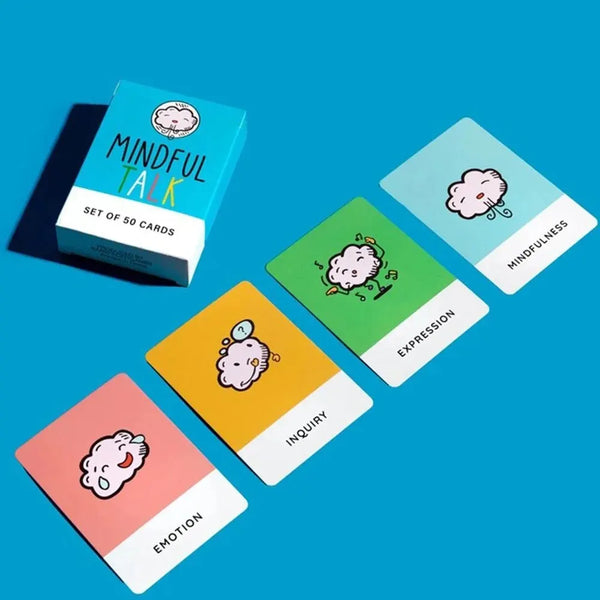 Mindful Talk Card Game for Family Gathering and Couples Party - Relationship Building & Fun Conversation Board Game - Chys Thijarah