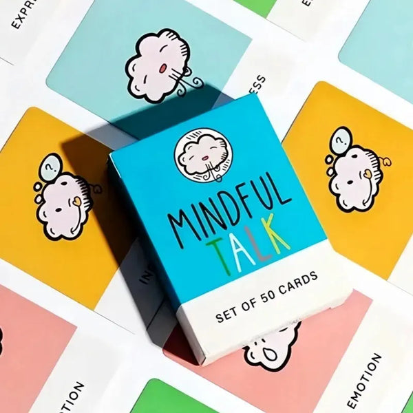 Mindful Talk Card Game for Family Gathering and Couples Party - Relationship Building & Fun Conversation Board Game - Chys Thijarah