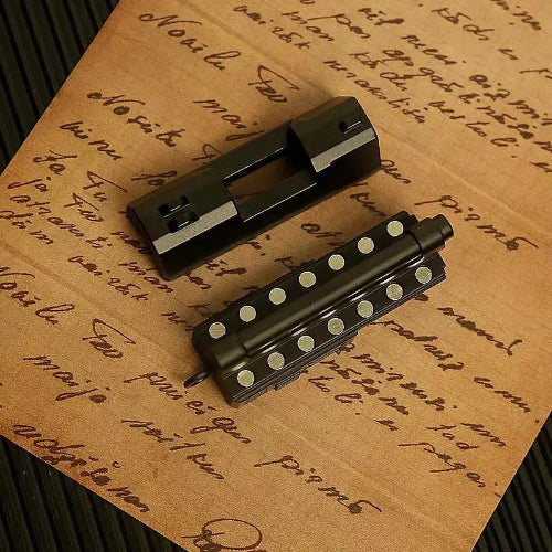 fidget hand spinner gun shape cnc metal edc toy