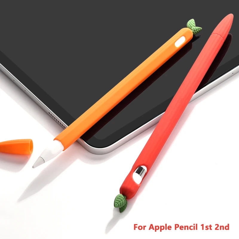 Vegetable Silicone Apple Pencil Case - Cute, Protective Sleeve for Apple Pencil 2nd gen - Chys Thijarah