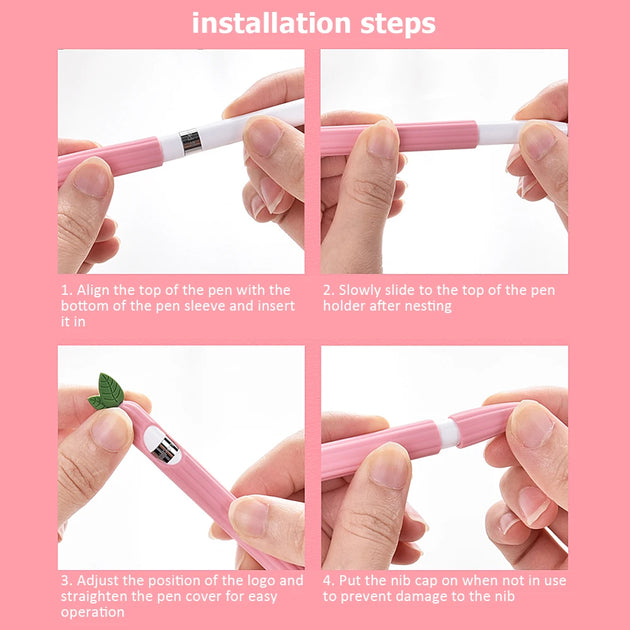 Vegetable Silicone Apple Pencil Case - Cute, Protective Sleeve for Apple Pencil 2nd gen - Chys Thijarah