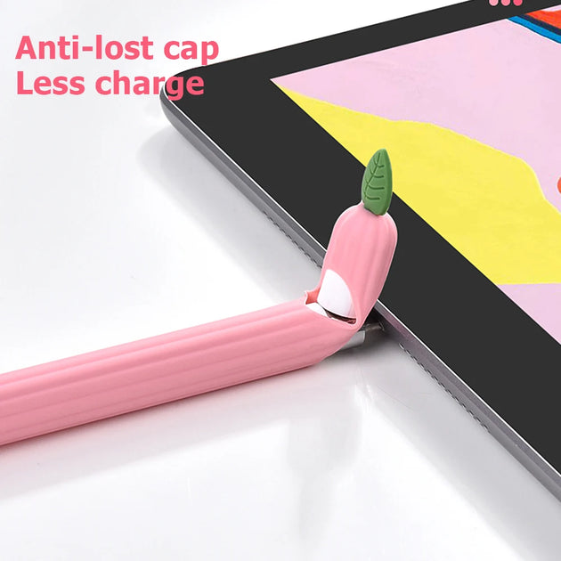 Vegetable Silicone Apple Pencil Case - Cute, Protective Sleeve for Apple Pencil 2nd gen - Chys Thijarah