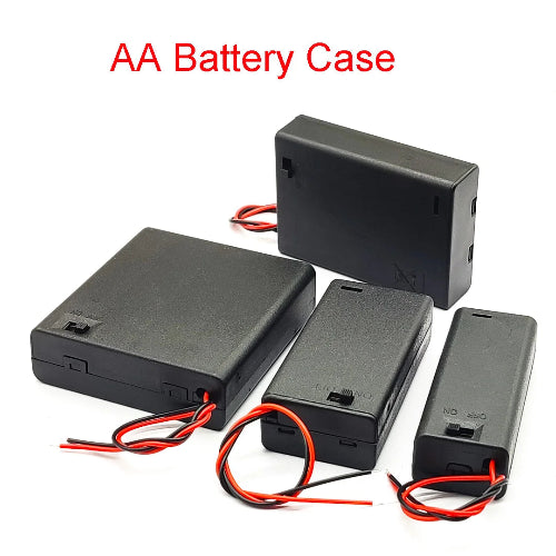 aa battery holder with switch for diy electronics power supply