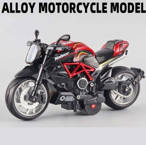 diecast toy motorcycle mini alloy racing bike model with sound and light