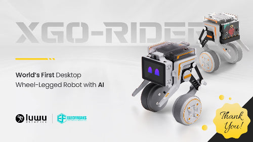XGO Rider robot futuristic desktop AI robot for STEM learning