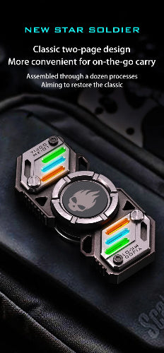 alloy metal luminous star fidget spinner UK edition gift