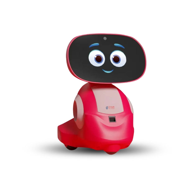 Miko 3 ai robot with a smiling face on a white background