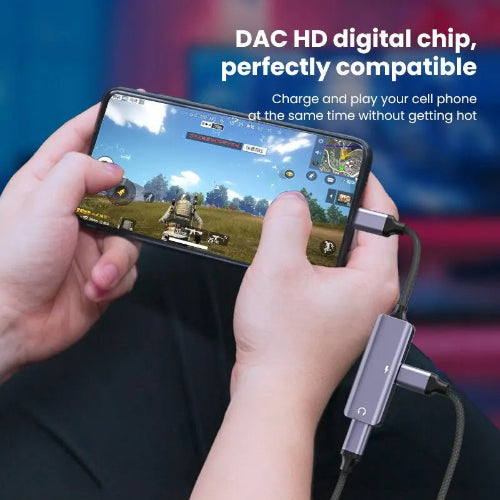 lightning audio adapter portable iphone headphone solution