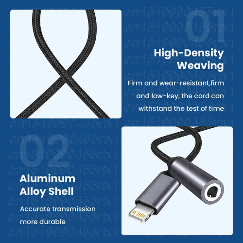 lightning to 3.5mm adapter portable iphone music accessory