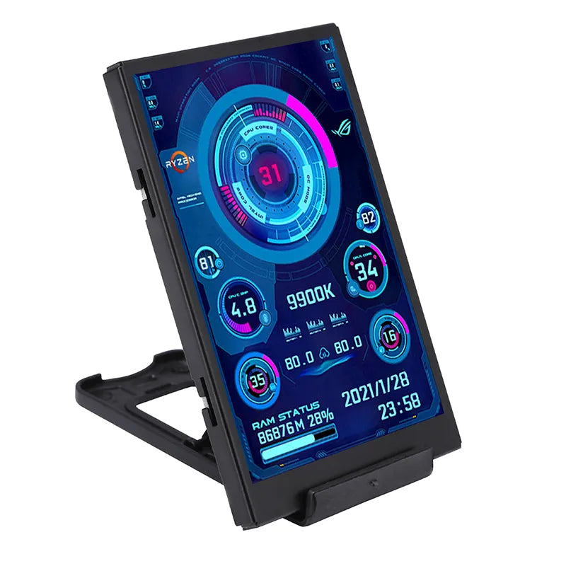 3.5 Inch IPS Type-C Secondary Screen Monitor with USB Display - Ideal