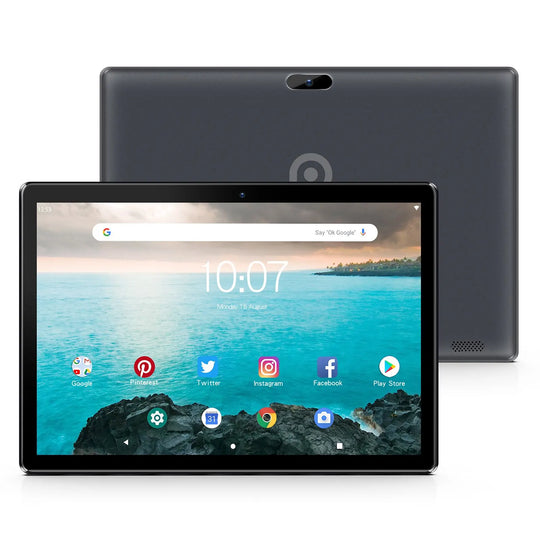 PRITOM 10 Inch Tablet PC - Android 10, 64GB, Quad Core, WiFi, GPS, 3G Phone Call, SIM Slot - Chys Thijarah