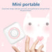 Portable Mini Wireless BT Thermal Printer 203dpi - Photo Label Memo Printing USB Cable Included - Chys Thijarah