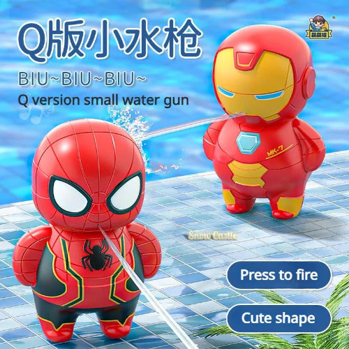 spider man water gun for kids cute superhero summer toy