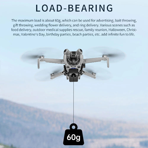 dji mini 4 pro airdrop system UK fishing bait and gift dropper use