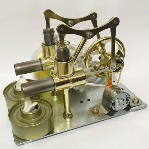 double cylinder engine model UK classroom physics teaching tool