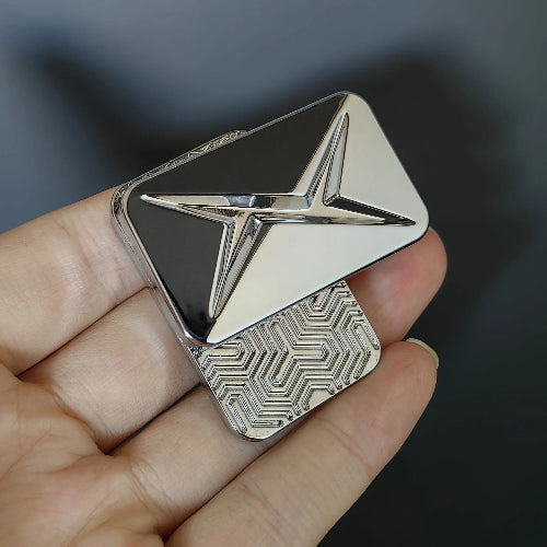 Durable metal fidget slider for anxiety relief and everyday carry use