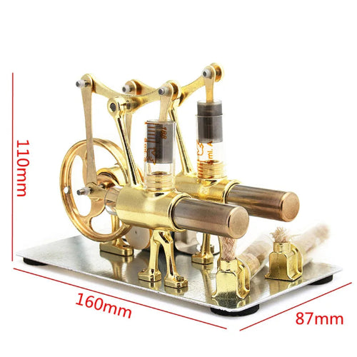 double cylinder engine model UK physics experiment demonstration