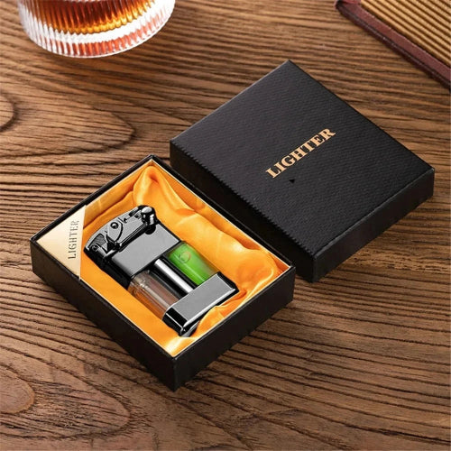 turbo jet flame lighter producing strong green flame