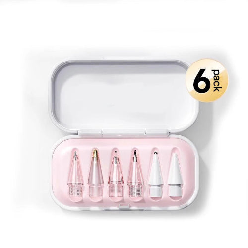 apple pencil replacement nibs displayed neatly inside compact travel storage box