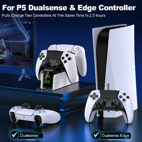 ps5 dualsense charging station dual charging cradle for PlayStation 5 controllers