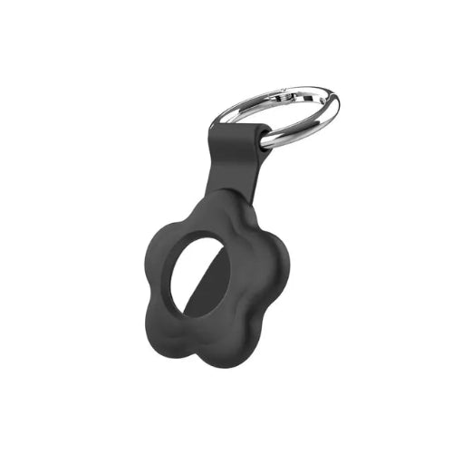 airtag holder soft silicone case for pet collar use