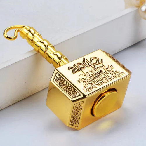 anxiety relief Mini Hammer Fidget Spinner Gold for desk